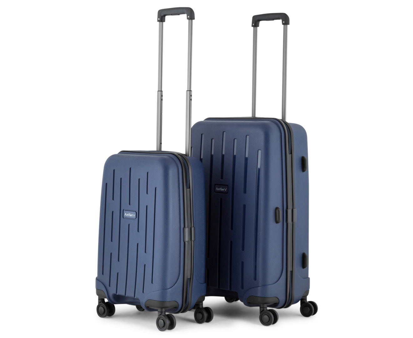 Antler Lightning 4W Roller Case 2-Piece Set - Navy | GroceryRun.com.au