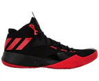 Adidas Men's Dual Threat 2017 Basketball Shoe - Scarlet/Core Black/White