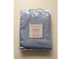 Sweet Dreams Bassinette Cotton Cellular Blanket - Blue 90 x 115cm
