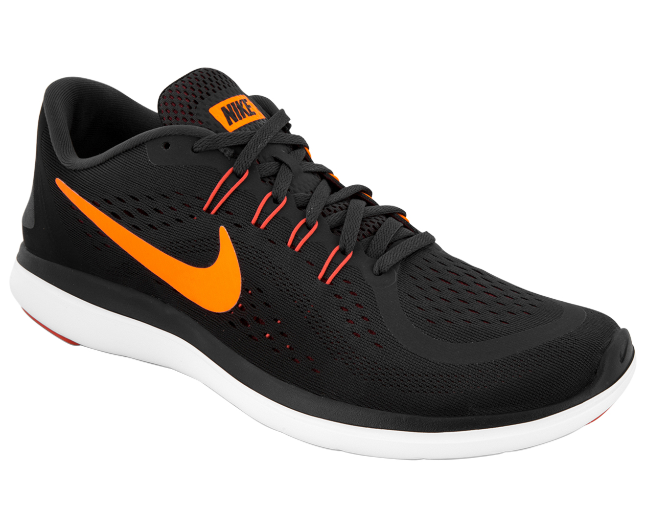 Nike Men's Flex 2017 RN Shoe - Anthracite/Hyper Orange-Black ...