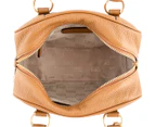 Michael Kors Bedford Small Tassel Leather Satchel - Acorn 