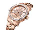 JBW Women's Diamond Watch with Swarovski Crystals rose gold