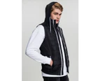 Urban Classics - HOODED SMALL BUBBLE Vest black / white