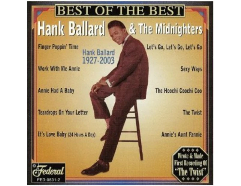 Hank Ballard - Best of the Best  [COMPACT DISCS] USA import