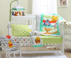 Disney Baby Pooh A Is For Apple 5-Piece Cot Set - Multi 