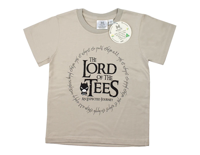 Mischief & Co. Kids The Lord Of The Tees T-Shirt Light Grey