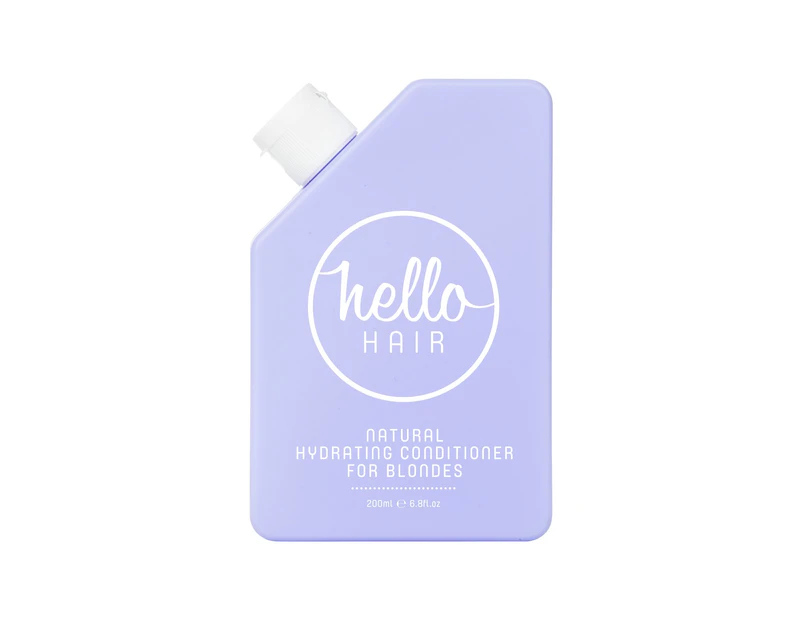 Hello Hair Natural Hydrating Conditioner for Blondes