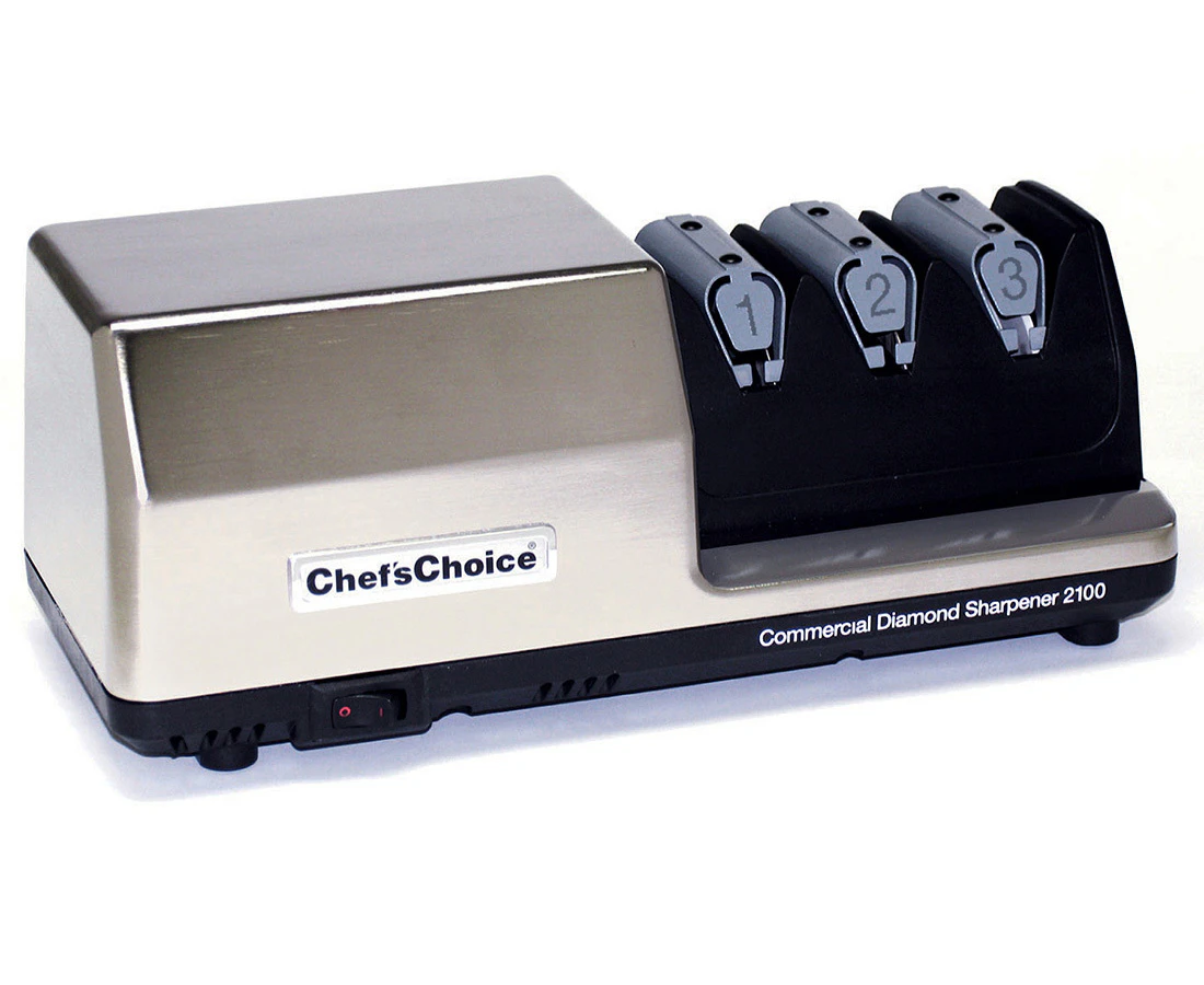 chef's choice pro commercial electric knife sharpener 2100