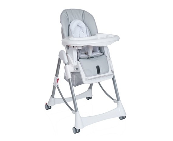 Steelcraft Messina DLX Hi Lo High Chair - Silver | Catch.com.au