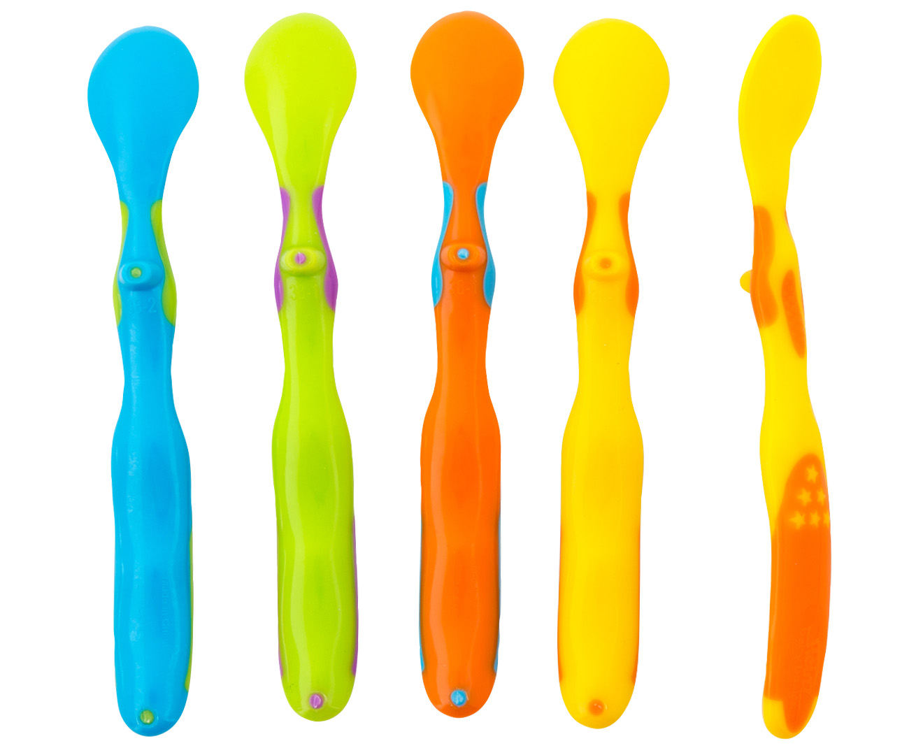 Heinz Baby Basics Comfy Grip Spoons 5-Pack | Catch.co.nz