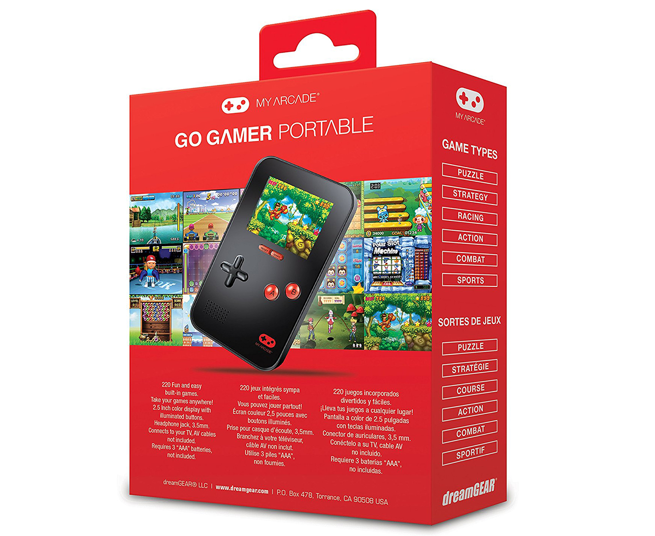 My Arcade DGUN2864 Go Gamer Portable Gaming System Catch.co.nz