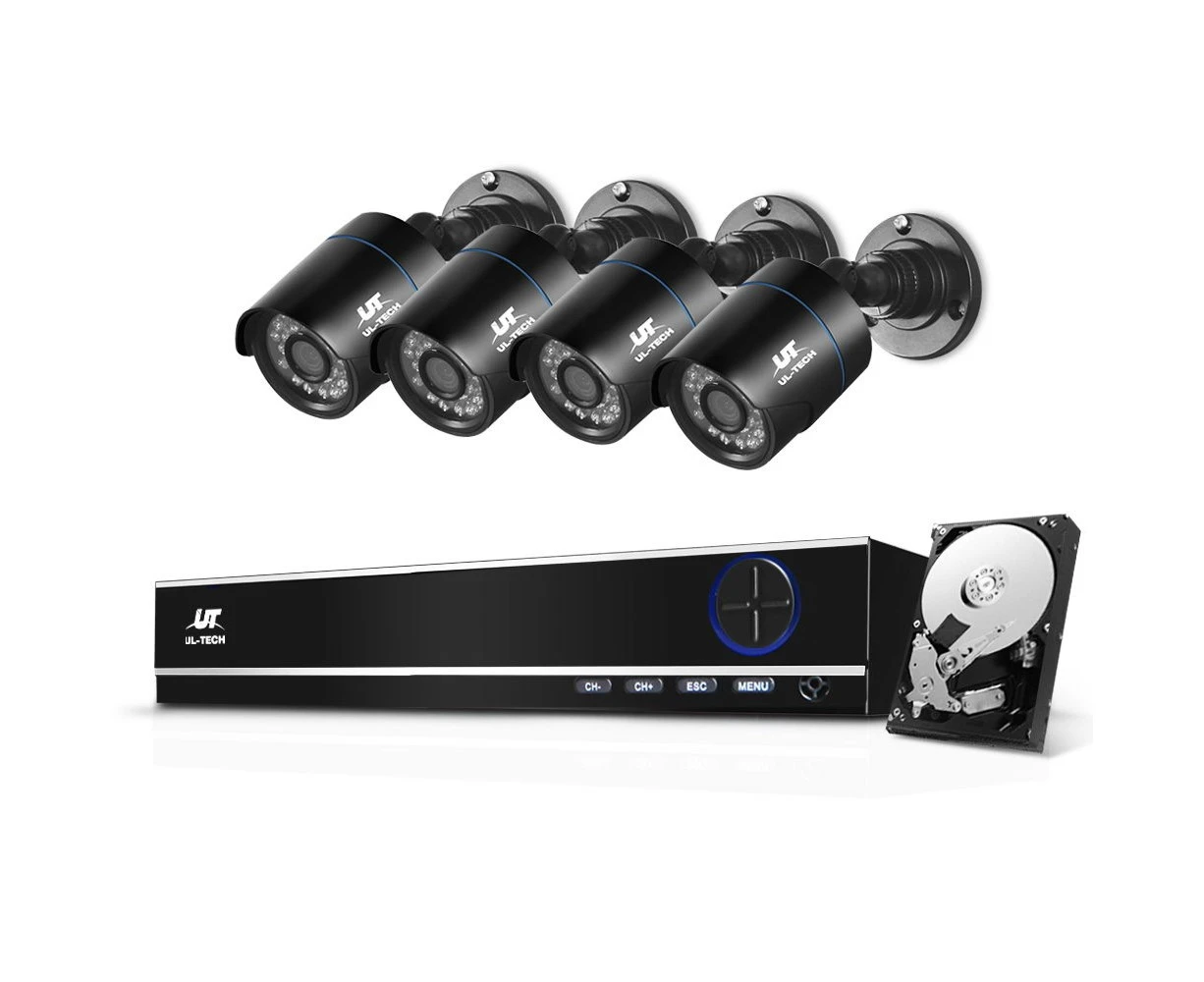 CCTV Security Camera 1080P HDMI 8CH DVR Video Home Outdoor IP System 1TB Storage Safety