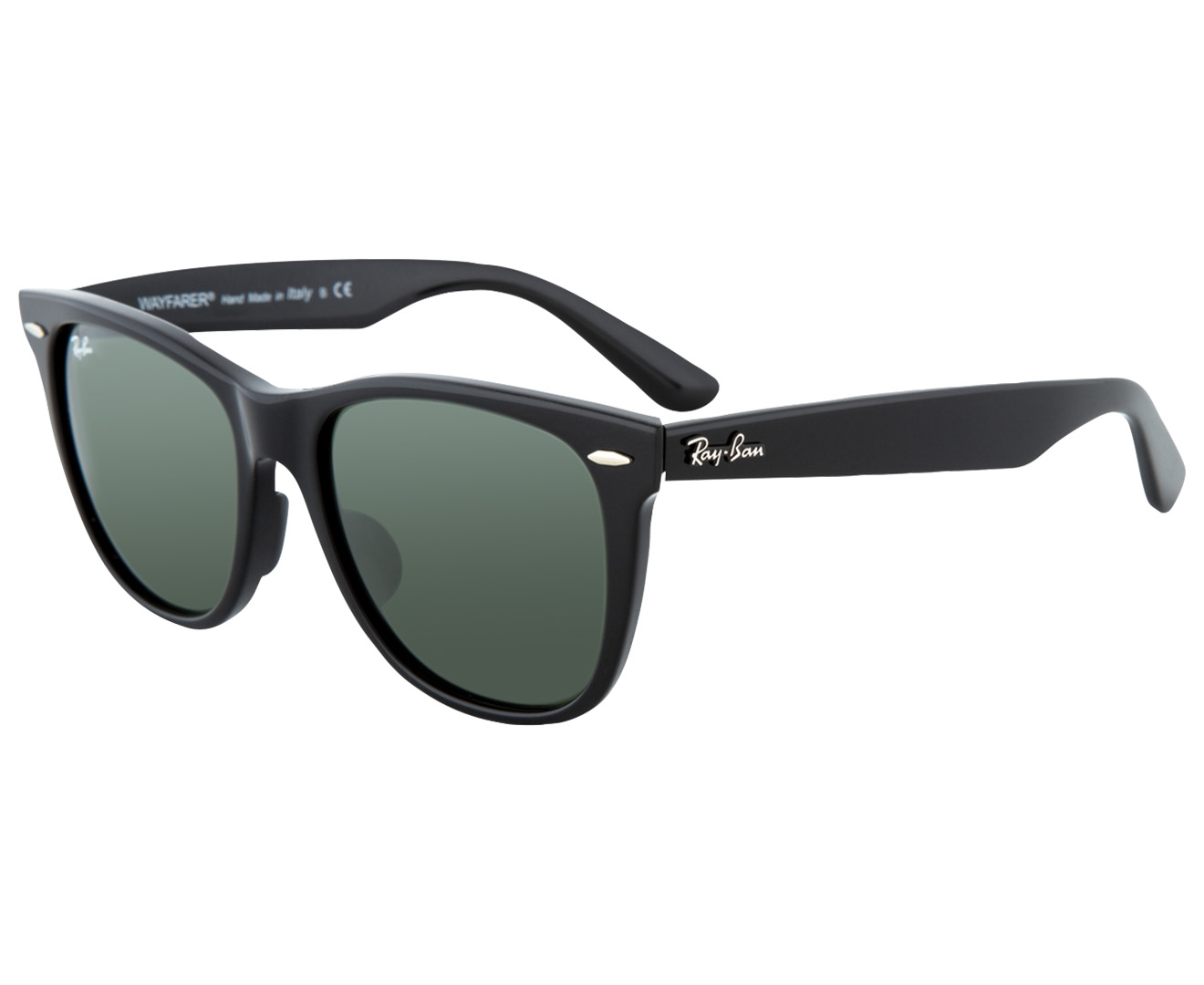 Ray-Ban Wayfarer 2140F Sunglasses - Black/Grey | Catch.co.nz