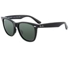 Ray-Ban Wayfarer 2140F Sunglasses - Black/Grey 1