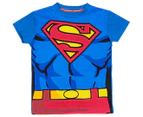 DC Comics Kids' Superman Dress Up T-Shirt w/ Mask - Red/Blue