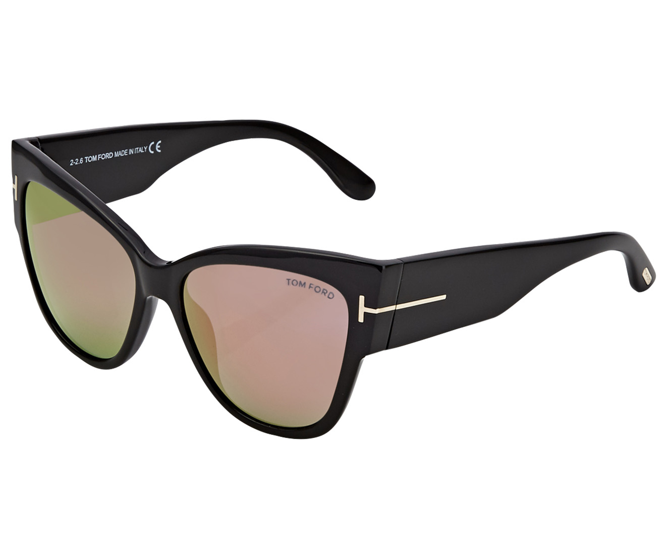 Tom Ford Women's Anoushka Cat Eye Sunglasses - Shiny Black | Catch.co.nz