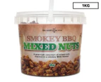 The Happy Nut Co. Smokey BBQ Mixed Nuts Bucket 1kg