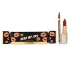 L'Oreal Read My Lips Color Riche Lip Kit - #630 Beige A Nu
