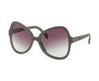 Prada PR05SS UFG4W1 56 Matte Aluminium Grey  Womens Sunglasses