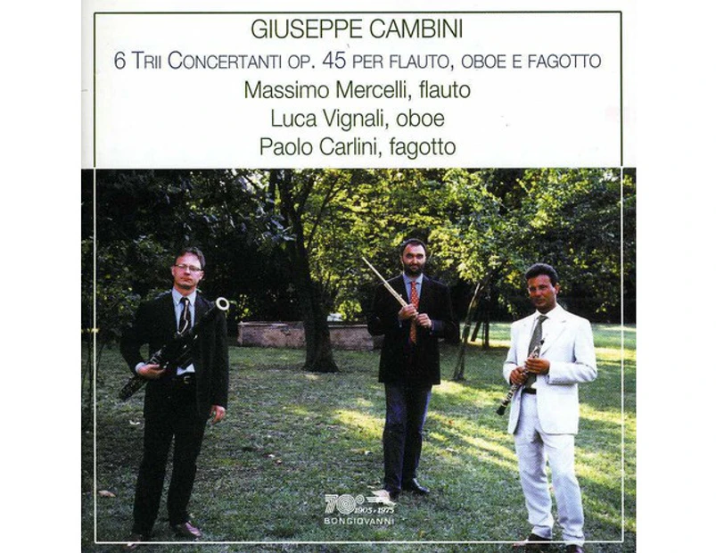 Cambini / Mercelli / Carlini / Vignali / Cambibi - Trios for Flute Bassoon & Oboe  [COMPACT DISCS]