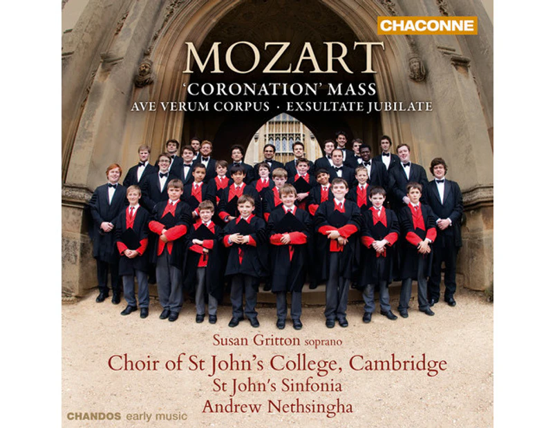 St. John's College Choir, Cambridge - Coronation Mass & Ave Verum Corpus &  [COMPACT DISCS] USA import