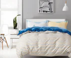 Gioia Casa Orange 100% Cotton Reversible Queen Bed Quilt Cover Set - Multi
