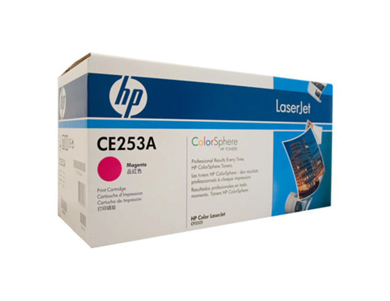 Genuine HP 504A Magenta Toner Cartridge CE253A LaserJet CP3525