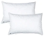 Gioia Casa 1.5kg Fill Duck Feather Pillow Twin Pack