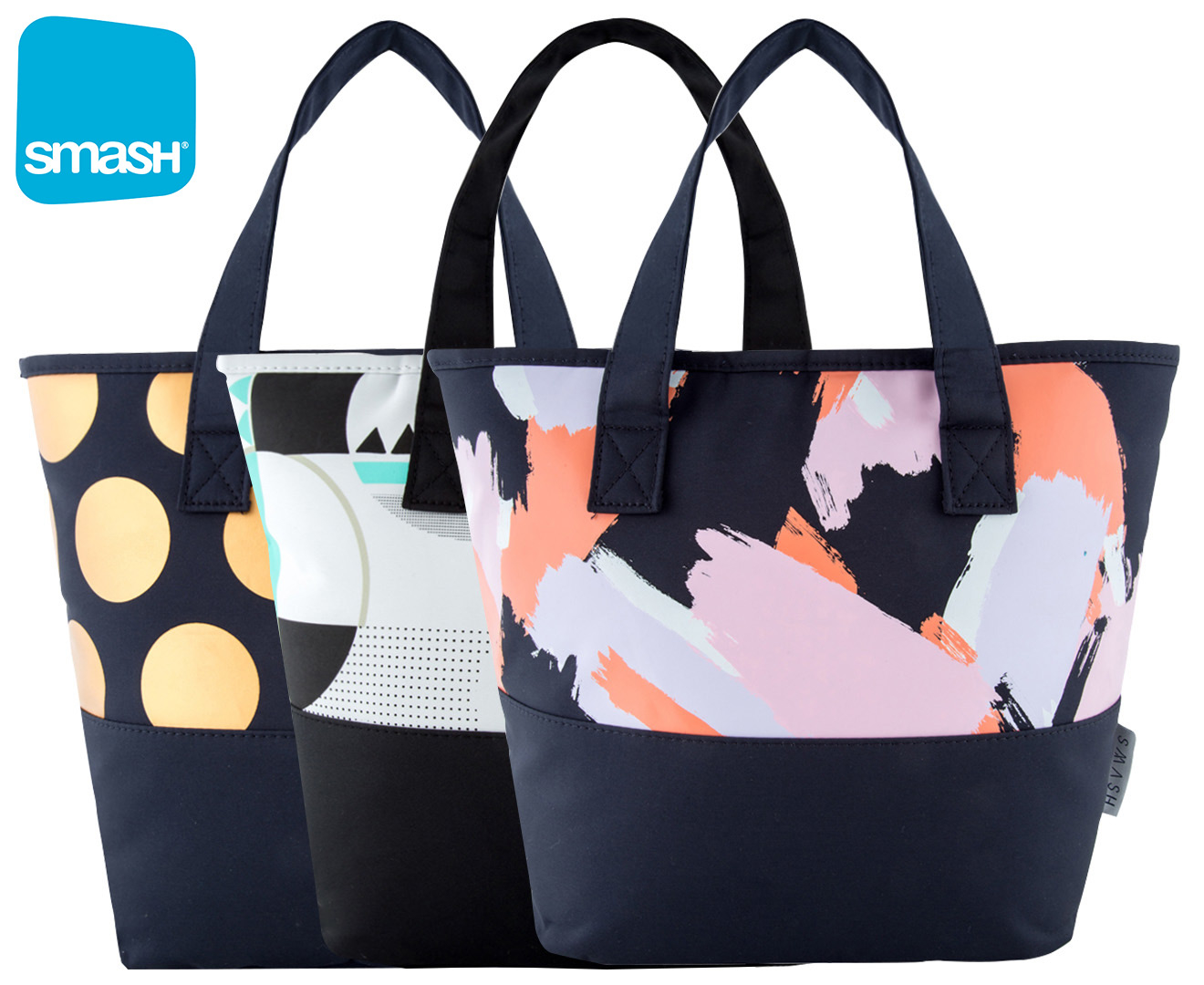 smash tote lunch bag