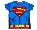 DC Comics Kids' Superman Dress Up T-Shirt w/ Cape - Red/Blue