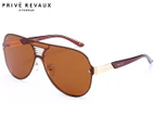 Privé Revaux The Hitman Sunglasses - Brown