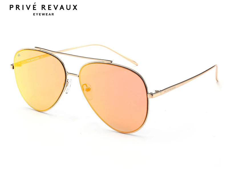 Privé Revaux Women's The Aphrodite Sunglasses - Red Gold