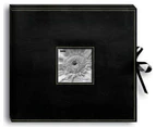Pioneer 3-Ring Sewn Leatherette Album Box 13"X14.5"-Black