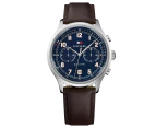 Tommy Hilfiger Men's 44mm Emerson Leather Watch - Blue/Brown
