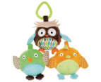 Skip Hop Treetop Friends Owl & Friends Ball Trio