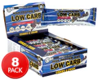 8 x BSc High Protein Low Carb Bars Cookies & Cream 60g