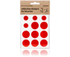 Bookman Sticky Reflectors Red