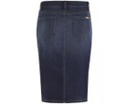 Jeanswest Women's Rosalie Authentic Denim Skirt - Dark Wash