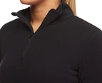 Columbia Women's Crescent Valley Half-Zip Fleece Pullover - Black