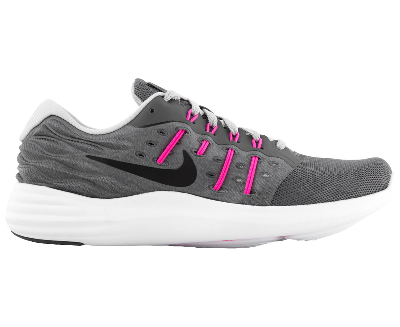 Nike Women's LunarStelos Shoe - Dark Grey/Black-Wolf Grey | Catch.co.nz