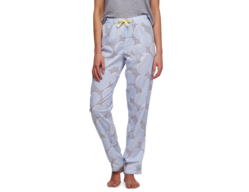 Chalmers Women's Audrey Pyjama Pant - Spotted Sky Blue