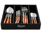 Laguiole Etiquette 24-Piece Cutlery Set - Rose Gold