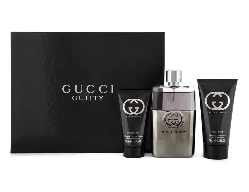 Gucci Guilty For Men 3-Piece Gift Set 