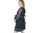 Goosebumps Clothing Women's JoJo Maternity Lace Dress - Black