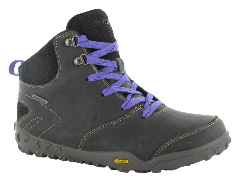 Hi-Tec Woman's Cherubino Mid Waterproof Walking Boot - Coal/Purple