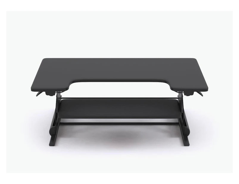 pop_top stand-up height adjustable desk [pop top] - black