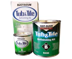 Rustoleum tub & tile white refinishing paint kit