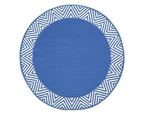Fab Rugs Olympia Blue - 180cm Round