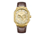 JBW Men 18k gold-plated stainless-steel Watch J6342B