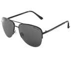 Mestige Women's Wanderlust Sunglasses w/ Swarovski® Crystals - Black/Grey